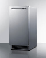 Summit  25 lb. Drain-Free Icemaker, ADA Compliant - Stainless Steel (BIM26H32)