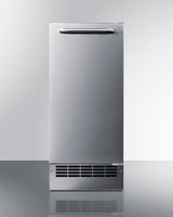 Summit 25 lb. Drain-Free Icemaker, ADA Compliant - Stainless Steel (BIM26H32)