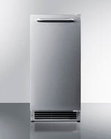 Summit 25 lb. Drain-Free Icemaker, ADA Compliant - Stainless Steel (BIM26H32)