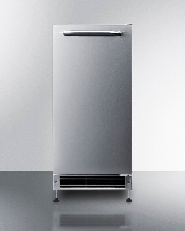 Summit  25 lb. Drain-Free Icemaker, ADA Compliant - Stainless Steel (BIM26H32)