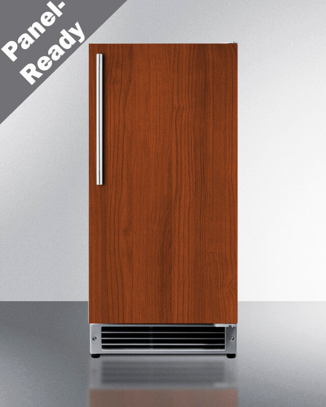 Summit 15" Wide 25 lb. Drain-Free Icemaker, ADA Compliant (Panel Not Included) - Panel-Ready (BIM26H32IF)