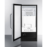 Accucold Built-In 50 lb. Clear Icemaker - Black (BIM44G)