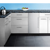 Accucold Built-In 50 lb. Clear Icemaker - Black (BIM44G)