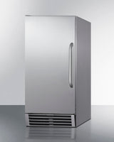 Summit Built-In Outdoor 50 lb. Clear Icemaker, ADA Compliant - Stainless Steel (BIM47OSADA)