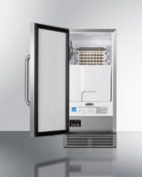 Summit  Built-In Outdoor 45 lb. Clear Icemaker, ADA Compliant - Stainless Steel (BIM47OSADA)