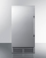 Summit Built-In Outdoor 50 lb. Clear Icemaker, ADA Compliant - Stainless Steel (BIM47OSADA)