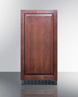 Summit 62 lb. Clear Outdoor/Indoor Icemaker (Panel Not Included) - Stainless Steel (BIM68OSPUMPIF)