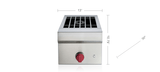 Wolf 13" Built-In Burner Module - Stainless Steel (BM13)