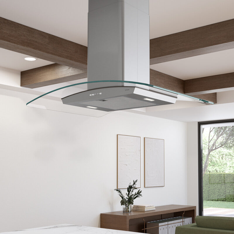 BRISAS  Brisas BML Island - Stainless & Glass (BMLE30CG)