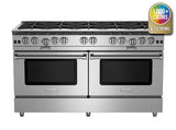BLUESTAR  60″ Platinum Series Range - Stainless Steel (BSP6010B)