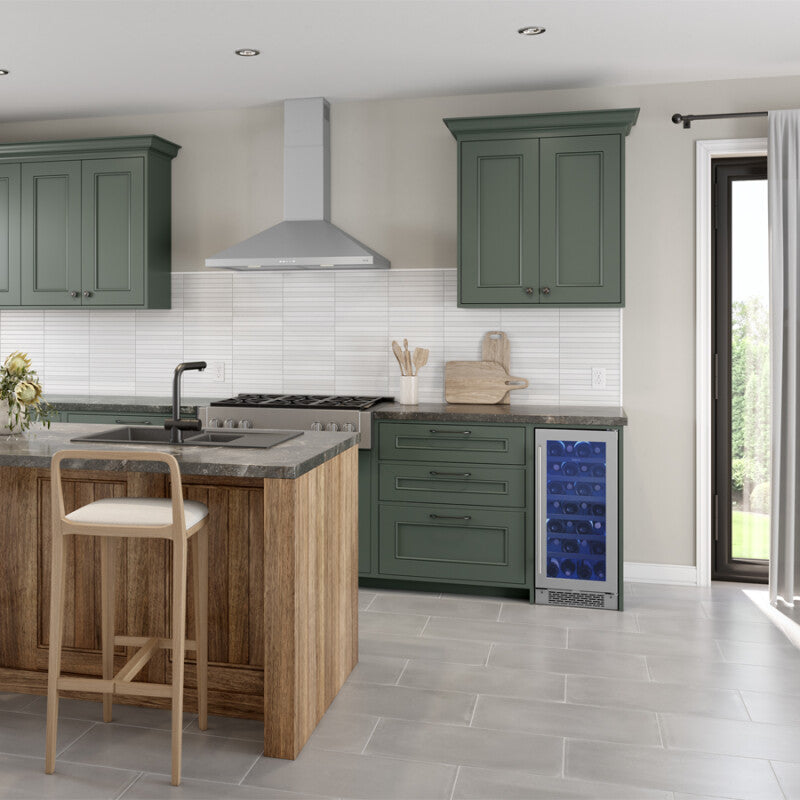 BRISAS  15″ Single Zone Wine Cooler - Other (BWN15C01AG)