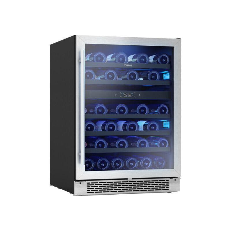 Brisas Dual Zone Wine Cooler - Stainless Steel (BWN24C02AG)