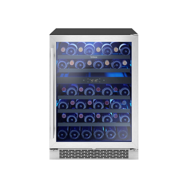 Brisas Dual Zone Wine Cooler - Stainless Steel (BWN24C02AG)