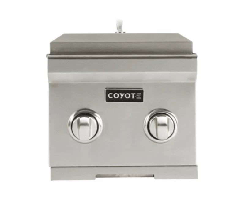 Coyote Double Side Burner - Stainless Steel (C1DBNG)
