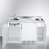 Summit 60" Wide All-In-One Kitchenette - White (C60EL)