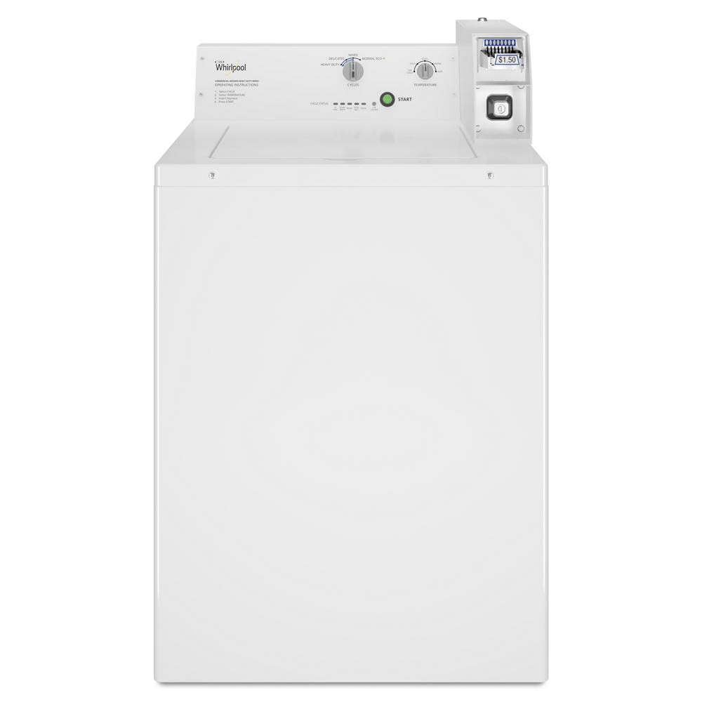 Whirlpool Commercial Top-Load Washer, Coin Equipped - White (CAE2745FQ)