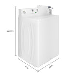 Whirlpool Commercial Top-Load Washer, Coin Equipped - White (CAE2745FQ)