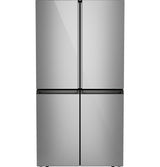 CAFE  Caf? 28.3 Cu. Ft. Smart Quad-door Refrigerator In Platinum Glass With Dual-dispense Autofill Pitcher - Platinum Glass (CAE28DM5TS5)