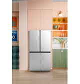 CAFE  Caf? 28.3 Cu. Ft. Smart Quad-door Refrigerator In Platinum Glass With Dual-dispense Autofill Pitcher - Platinum Glass (CAE28DM5TS5)