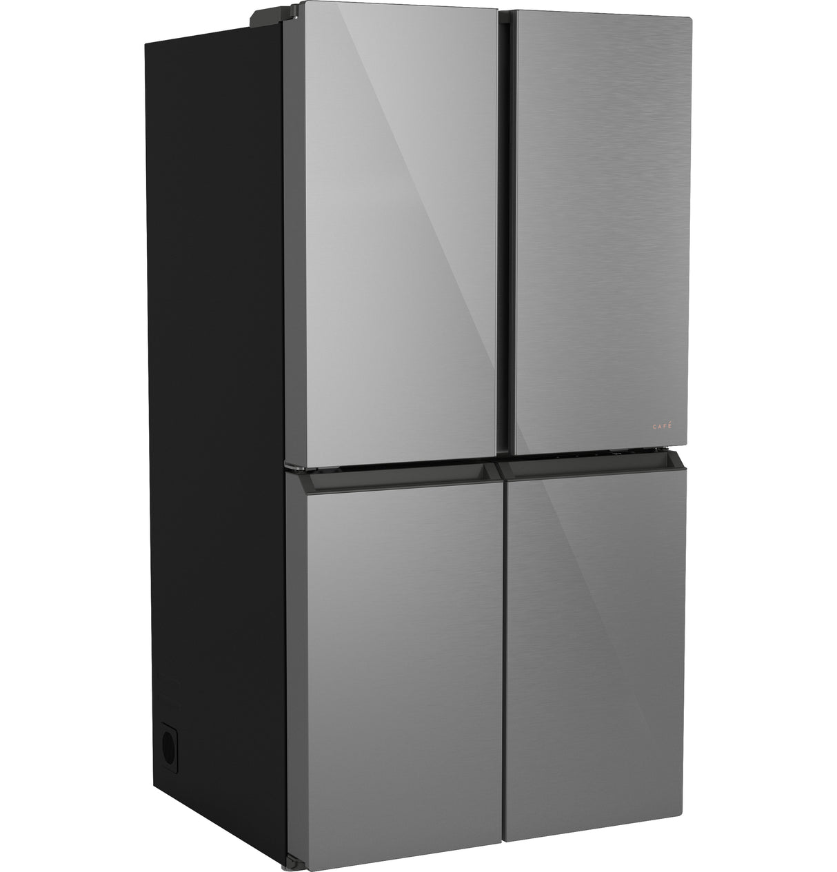 CAFE  Caf? 28.3 Cu. Ft. Smart Quad-door Refrigerator In Platinum Glass With Dual-dispense Autofill Pitcher - Platinum Glass (CAE28DM5TS5)