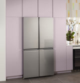 CAFE  Caf? 28.3 Cu. Ft. Smart Quad-door Refrigerator In Platinum Glass With Dual-dispense Autofill Pitcher - Platinum Glass (CAE28DM5TS5)