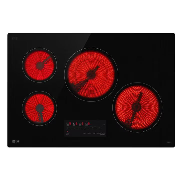 LG  30” Electric Cooktop With Ultraheat™ 2.5kw Element - Black (CBEW3013BE)