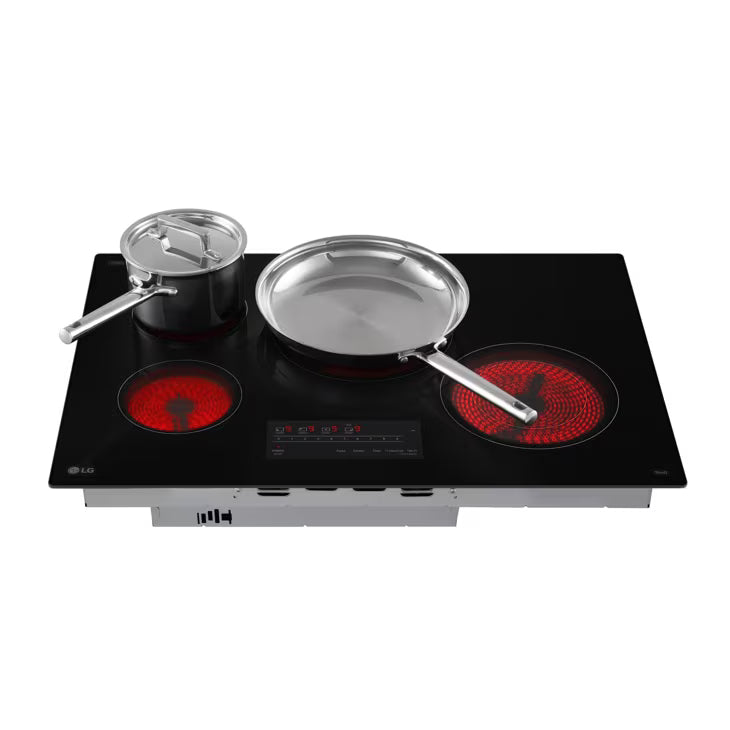 LG  30” Electric Cooktop With Ultraheat™ 2.5kw Element - Black (CBEW3013BE)