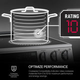 LG  36 Inch Smart Induction Cooktop With Ultraheat™ 4.3kw Element - Black Ceramic (CBIH3613BE)
