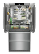 LIEBHERR  Refrigerator-Freezer Combination with BioFresh, left fix/right fix Hinged - Stainless (CBS2092G)
