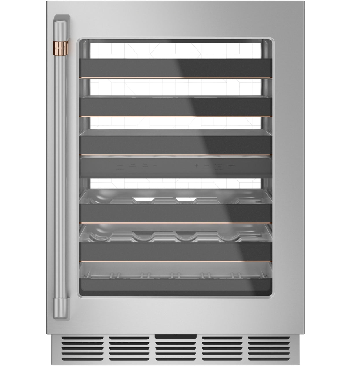CAFE  Caf? 46-bottle Dual Zone Wine Cooler - Stainless Steel (CCP06DP2PS1)