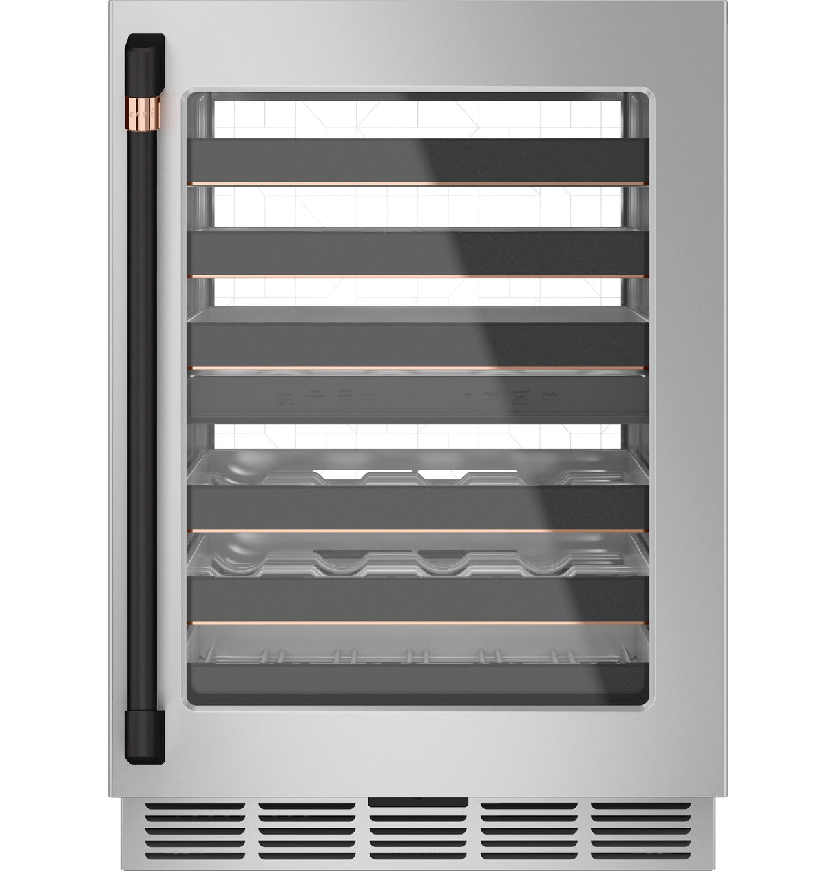 CAFE  Caf? 46-bottle Dual Zone Wine Cooler - Stainless Steel (CCP06DP2PS1)
