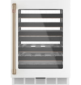 CAFE  Caf? 46-bottle Dual Zone Wine Cooler - Matte White (CCP06DP4PW2)