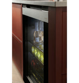 CAFE  CAF?™ Beverage Center in Platinum Glass - Platinum Glass (CCR06BM2PS5)