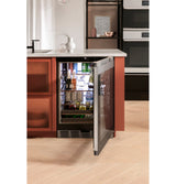 CAFE  Caf? 126-can Or 14-bottle Beverage Center In Platinum Glass - Platinum Glass (CCR06BM2PS5)