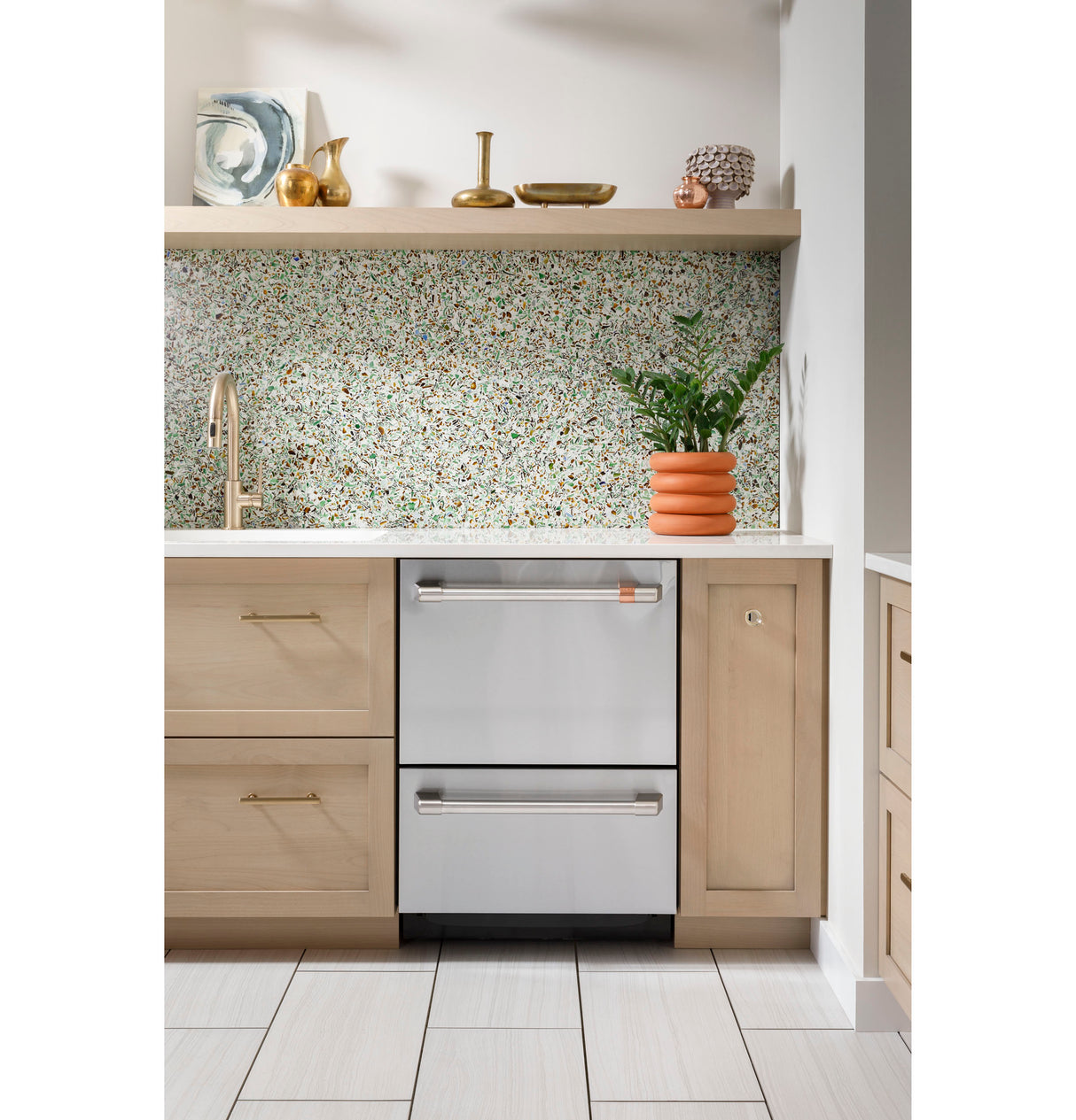 CAFE  Caf? Dishwasher Double Drawer - Matte White (CDD420P4TW2)