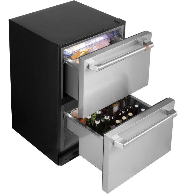 CAFE  Caf? 5.7 Cu. Ft. Built-in Dual-drawer Refrigerator - Stainless Steel (CDE06RP2NS1)