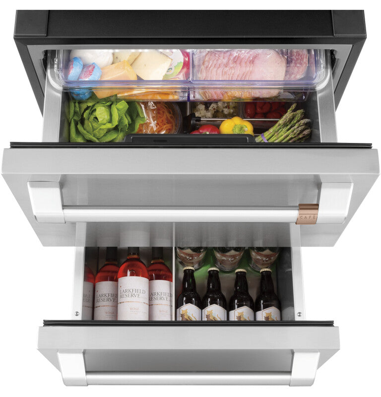 CAFE  Caf? 5.7 Cu. Ft. Built-in Dual-drawer Refrigerator - Stainless Steel (CDE06RP2NS1)