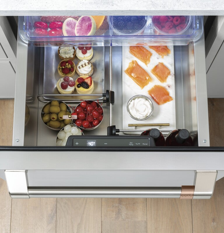CAFE  Caf? 5.7 Cu. Ft. Built-in Dual-drawer Refrigerator - Stainless Steel (CDE06RP2NS1)