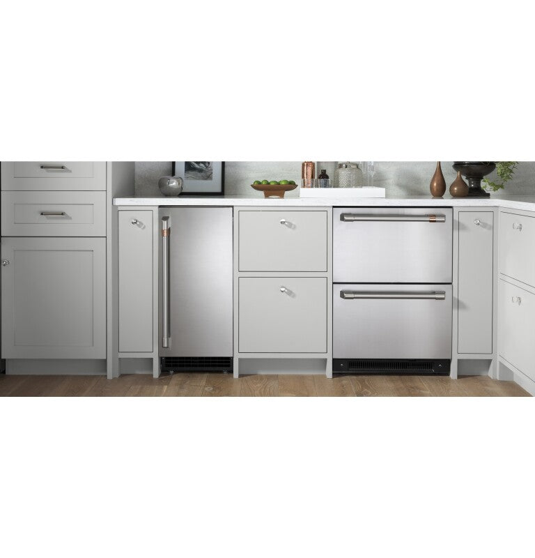 CAFE  Caf? 5.7 Cu. Ft. Built-in Dual-drawer Refrigerator - Stainless Steel (CDE06RP2NS1)