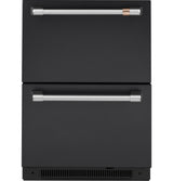 CAFE  Caf? 5.7 Cu. Ft. Built-in Dual-drawer Refrigerator - Matte Black (CDE06RP3ND1)