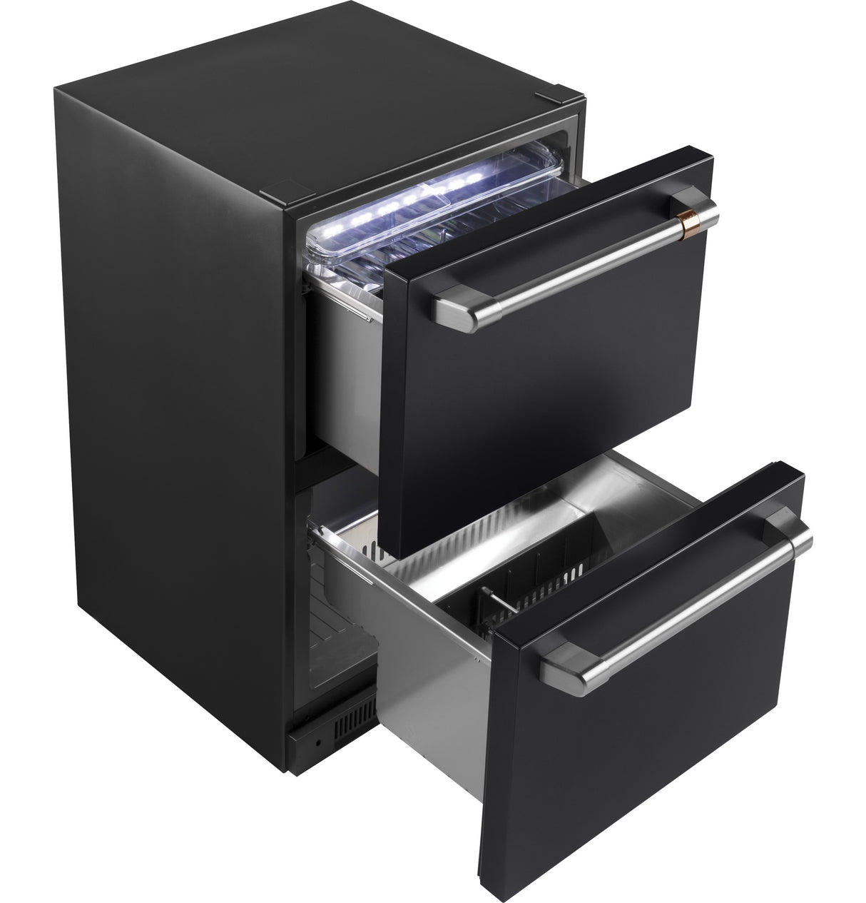 CAFE  Caf? 5.7 Cu. Ft. Built-in Dual-drawer Refrigerator - Matte Black (CDE06RP3ND1)