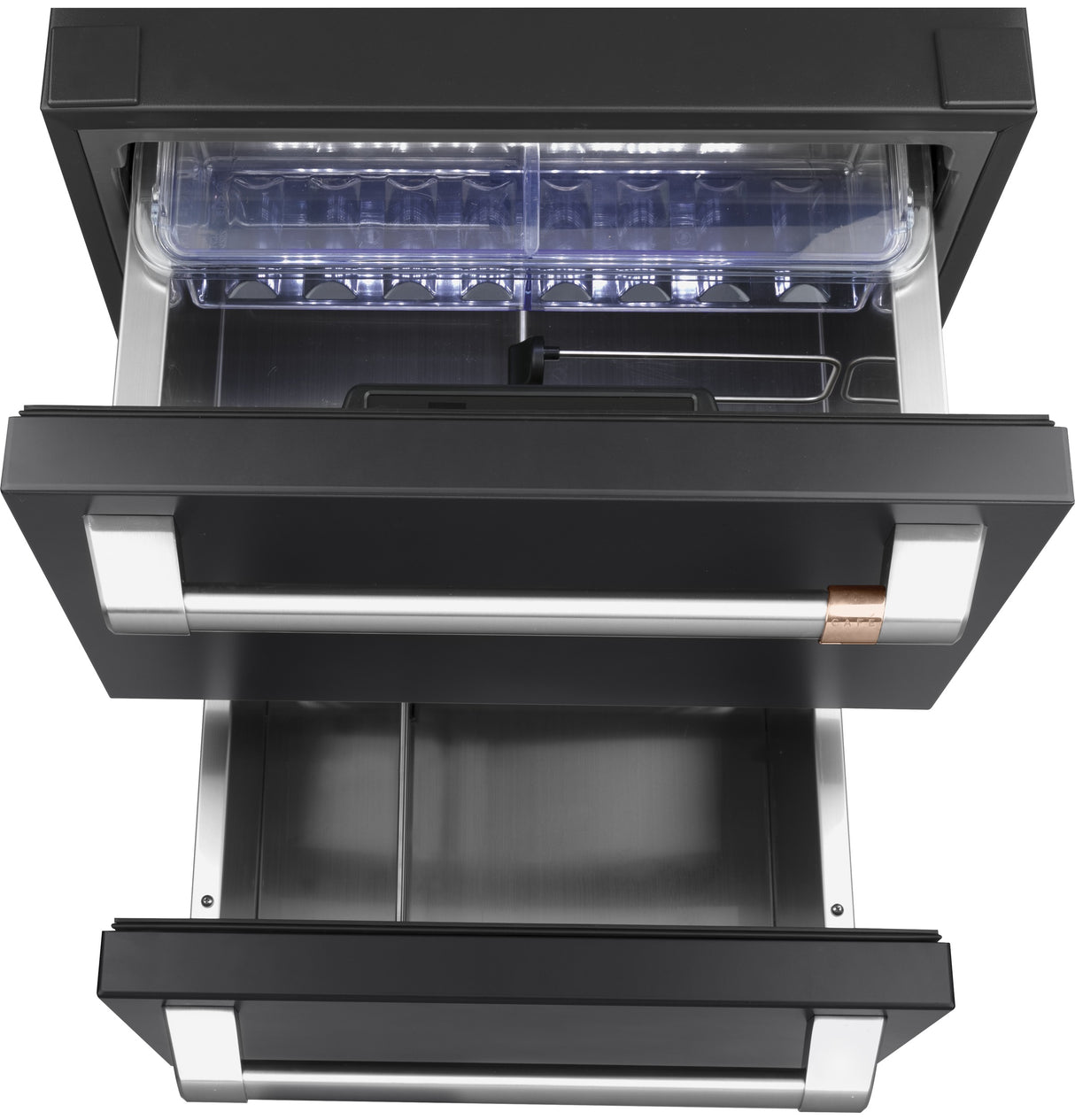 CAFE  Caf? 5.7 Cu. Ft. Built-in Dual-drawer Refrigerator - Matte Black (CDE06RP3ND1)