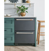 CAFE  Caf? 5.7 Cu. Ft. Built-in Dual-drawer Refrigerator - Matte Black (CDE06RP3ND1)