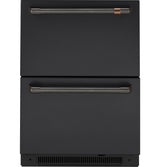 CAFE  Caf? 5.7 Cu. Ft. Built-in Dual-drawer Refrigerator - Matte Black (CDE06RP3ND1)