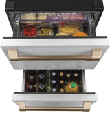 CAFE  Caf? 5.7 Cu. Ft. Built-in Dual-drawer Refrigerator - Matte White (CDE06RP4NW2)