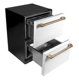 CAFE  Caf? 5.7 Cu. Ft. Built-in Dual-drawer Refrigerator - Matte White (CDE06RP4NW2)