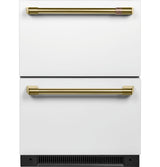 CAFE  Caf? 5.7 Cu. Ft. Built-in Dual-drawer Refrigerator - Matte White (CDE06RP4NW2)