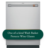 Cafe  CAF?™ CustomFit ENERGY STAR Stainless Interior Dishwasher with Ultra Wash & Dry, 42 dBA - Stainless Steel (CDT828P2VS1)