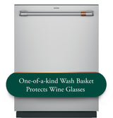 CAFE  Customfit Energy Star Stainless Interior Dishwasher With Ultra Wash & Dry, 42 Dba - Stainless Steel (CDT828P2VS1)