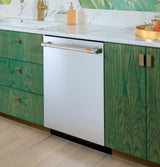 Cafe  CAF?™ CustomFit ENERGY STAR Stainless Interior Dishwasher with Ultra Wash & Dry, 42 dBA - Stainless Steel (CDT828P2VS1)